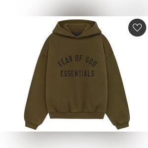 Essentials Fear of God Kids Fleece Hoodie